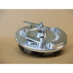 Duplex Bremsankerplatte vorne 160mm - komplett